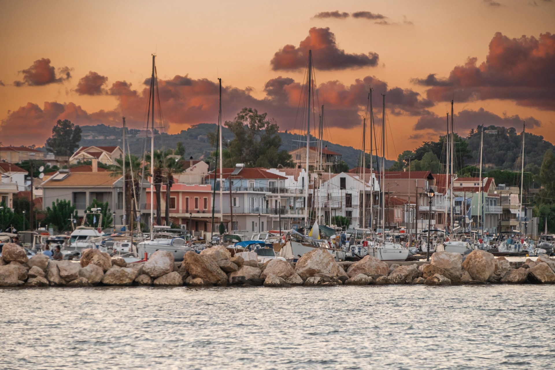 Lixouri at sunset