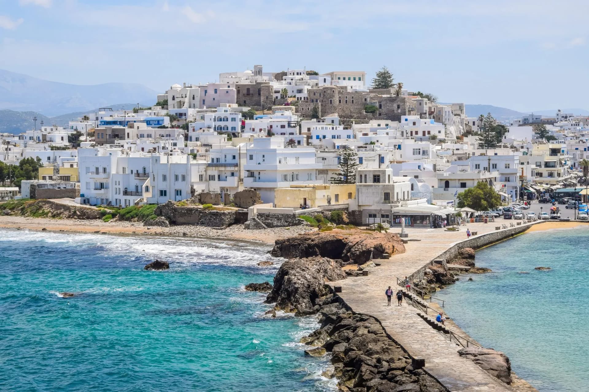 view of chora naxos