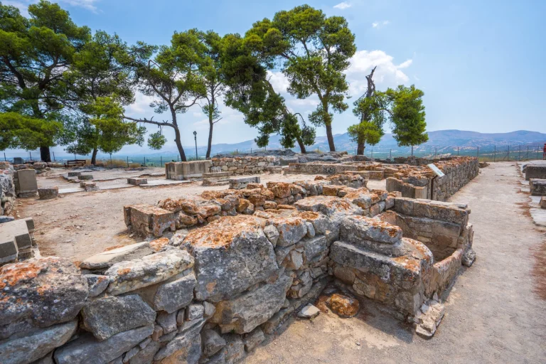 Ruins of Phaestos Minoan Palace, Crete, Greece